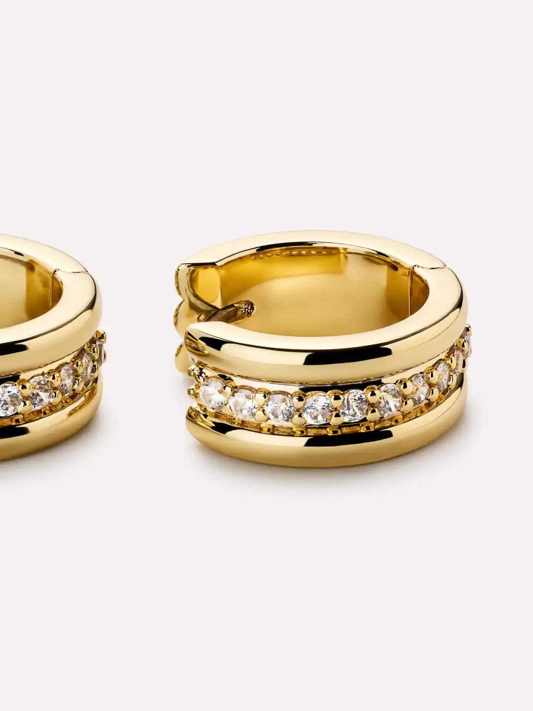 Huggie Hoop Earrings - Asher