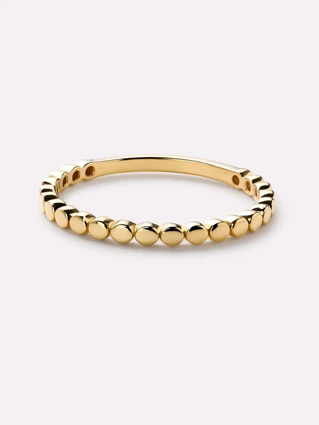 Solid Yellow Gold - Circles Ring