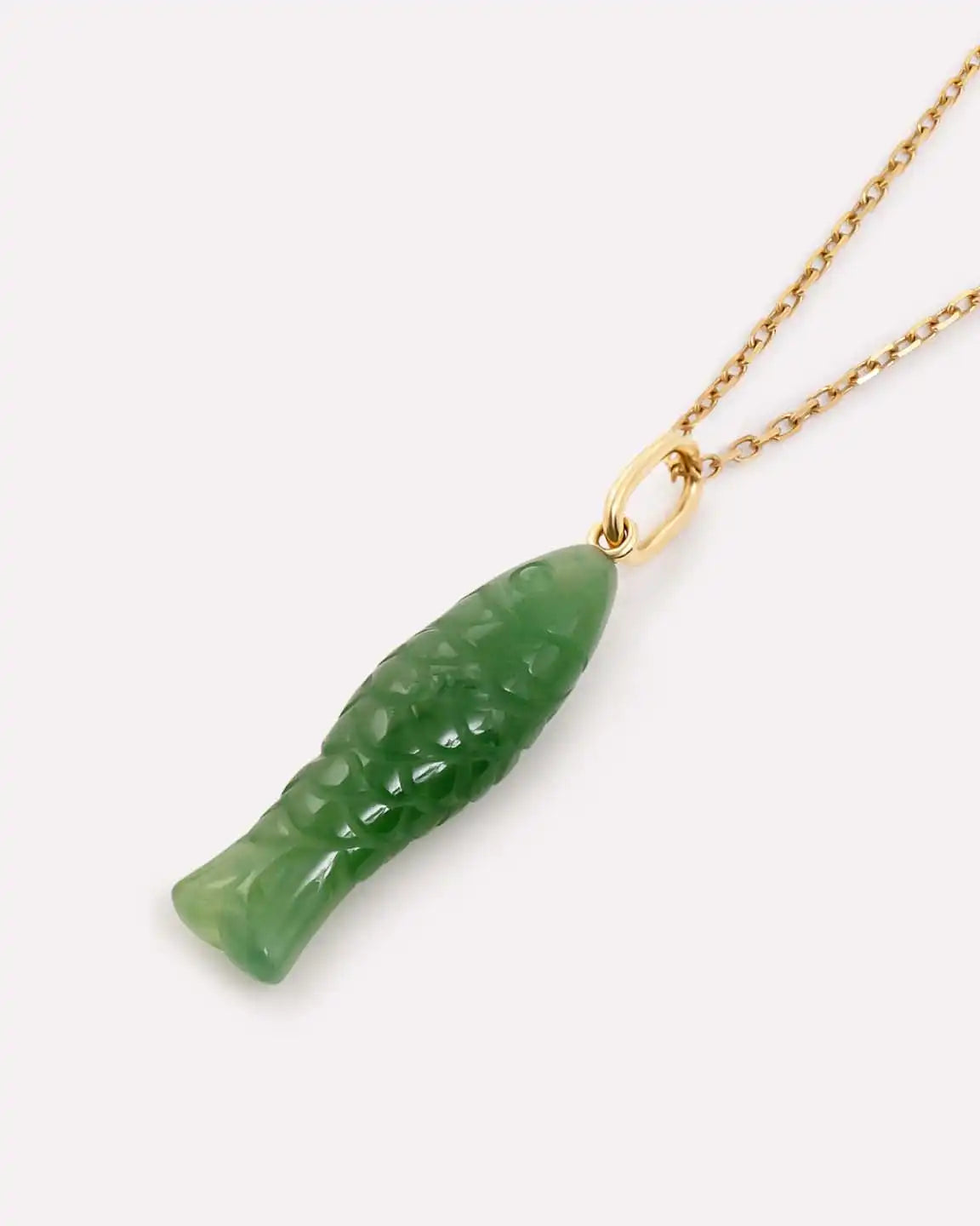 Solid Yellow Gold - Gold Fish Charm