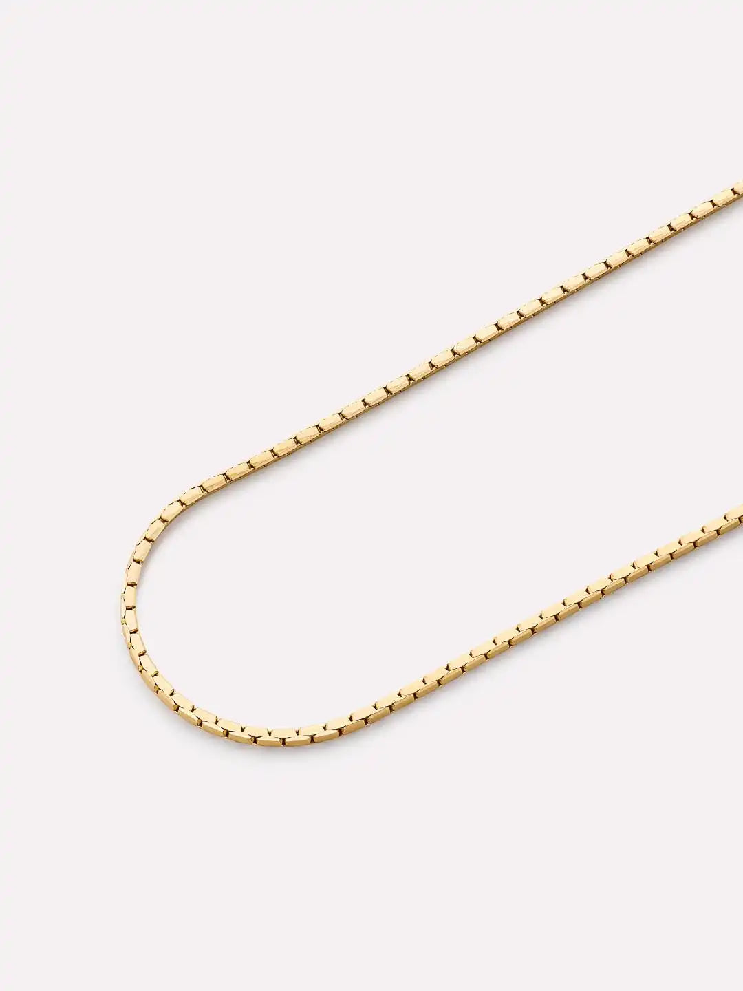 Solid Yellow Gold - Silk Chain Bracelet