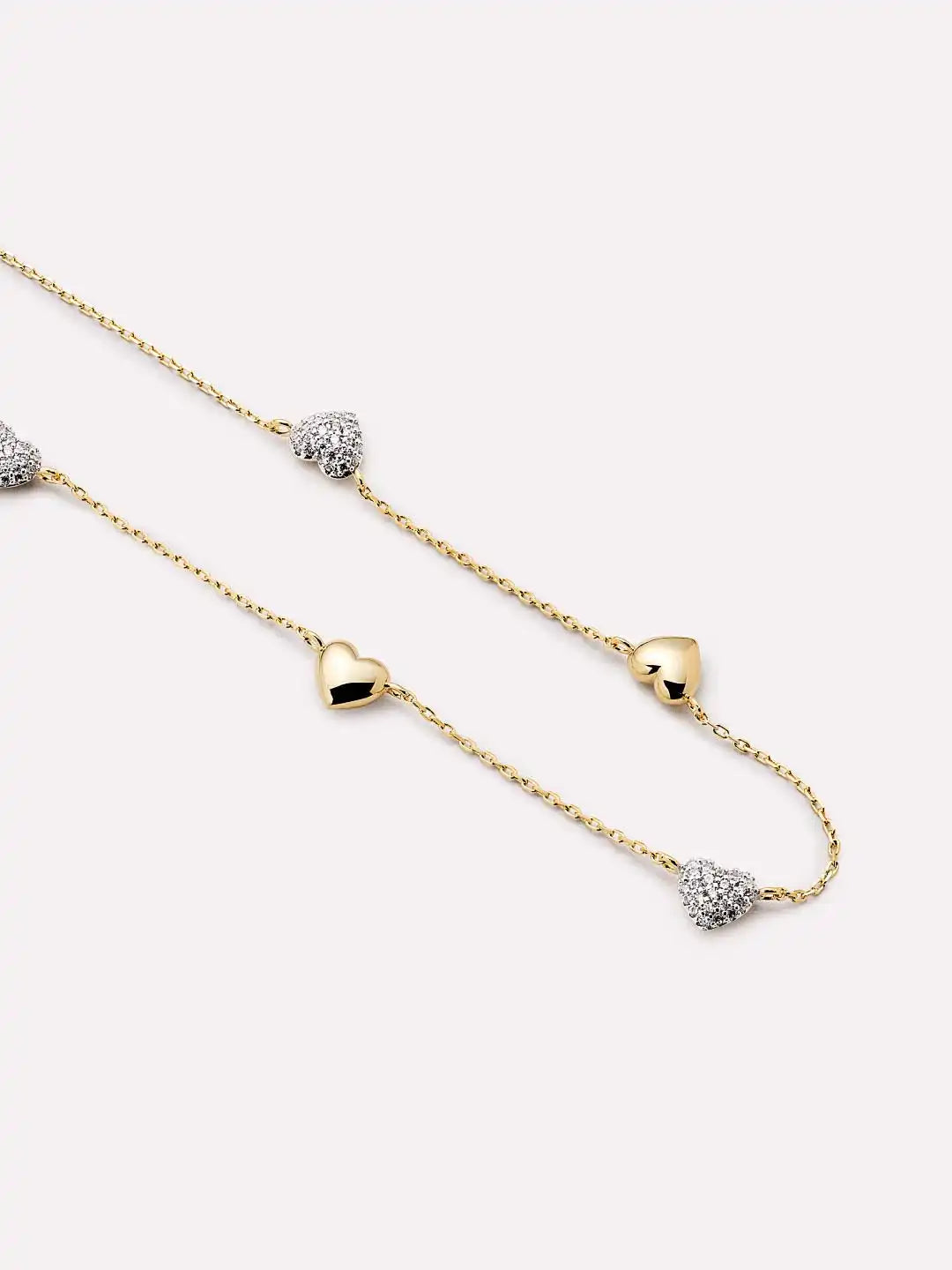 Heart Necklace - Lev Mini Station Necklace