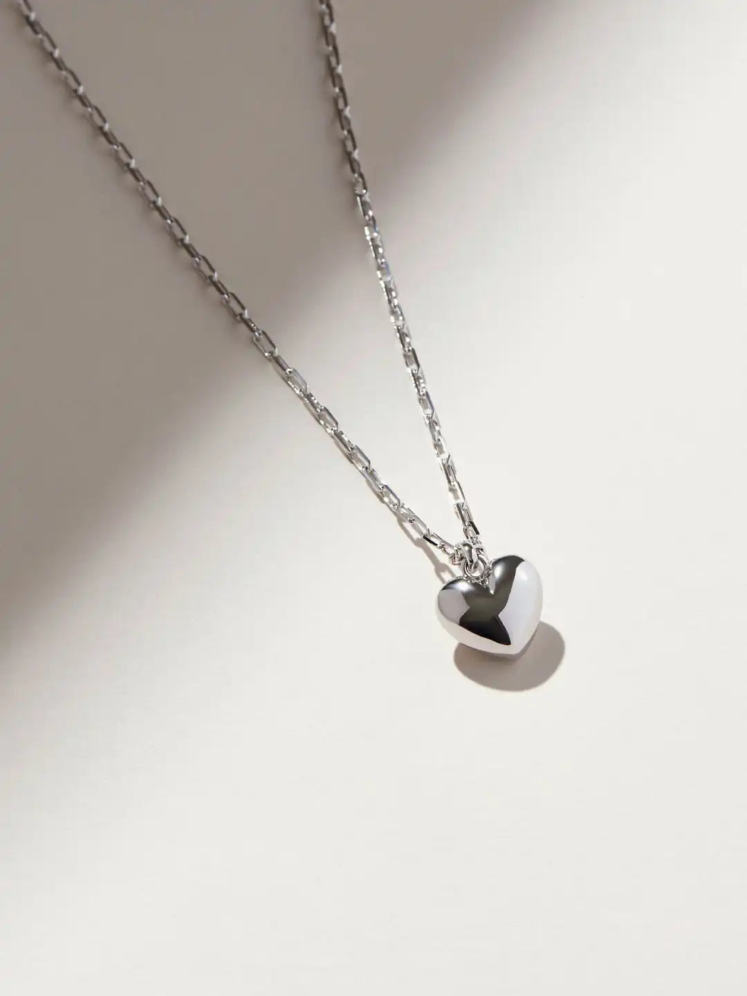 Puffed Heart Necklace - Lev
