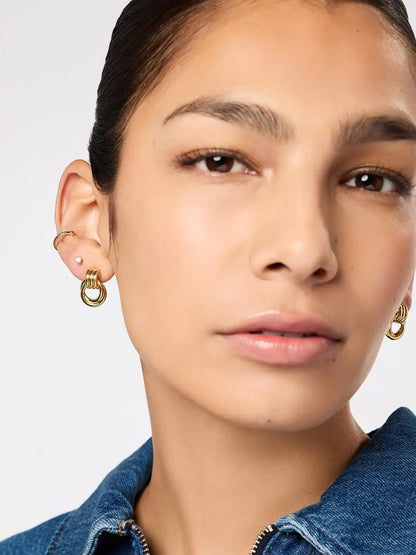 Statement Earrings - Ryle Two Tone