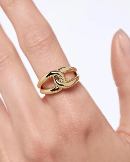 Statement Ring - Violet Loop Ring
