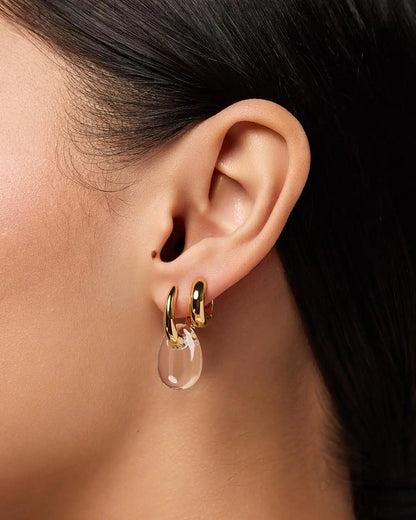 Gold Drop Earrings - Kayla