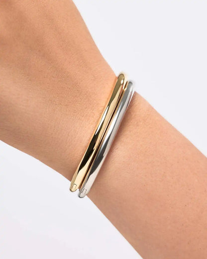 Gold Bangle Bracelet - Brynley