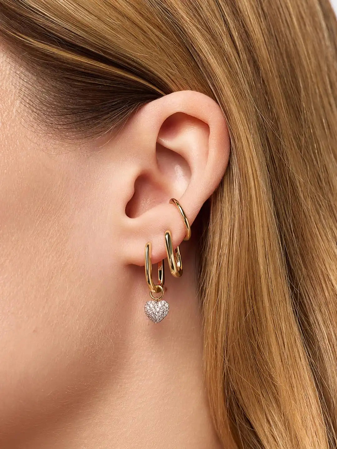 Drop Earrings - Ellery Hoops