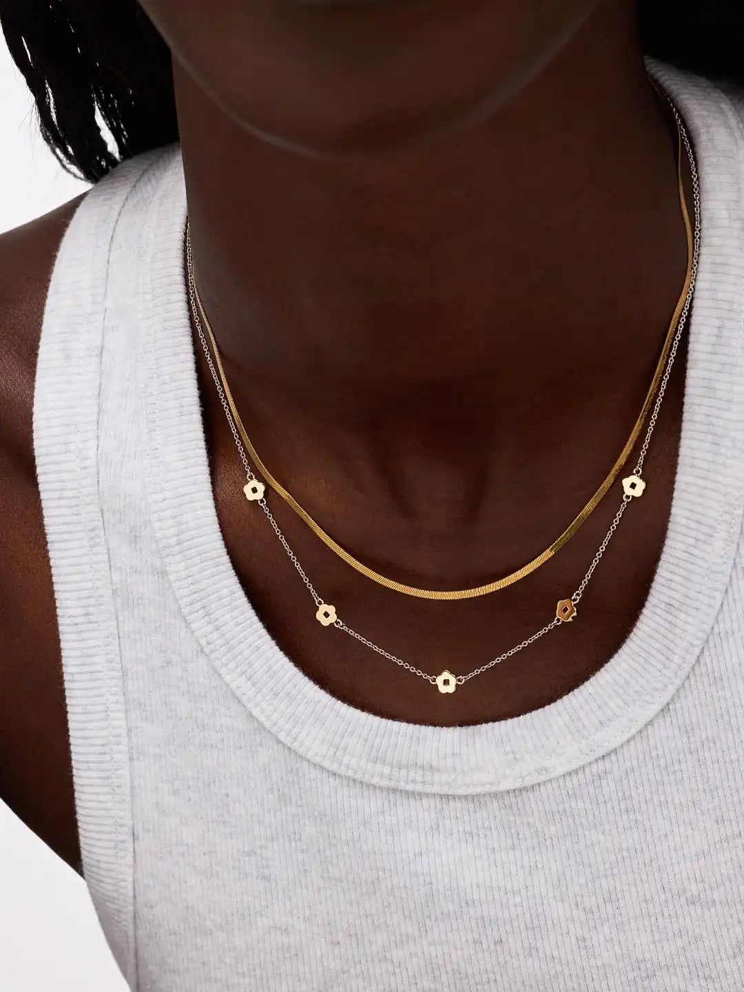 Flower Station Necklace - Rowena Necklace