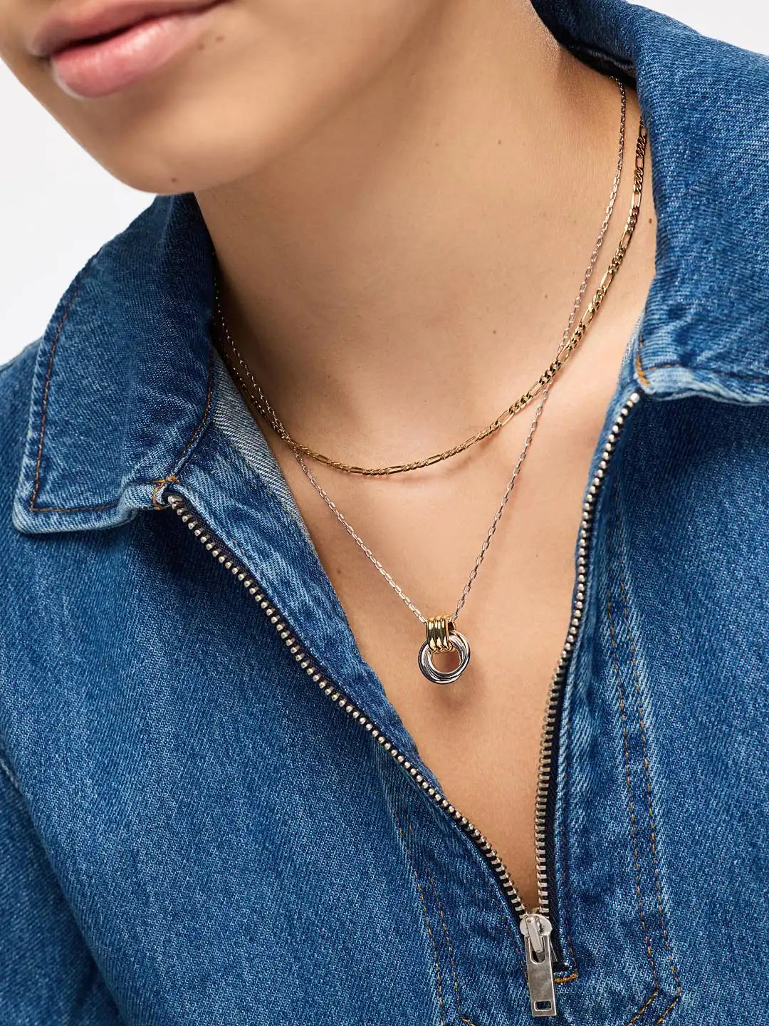Statement Necklace - Palmer Gold