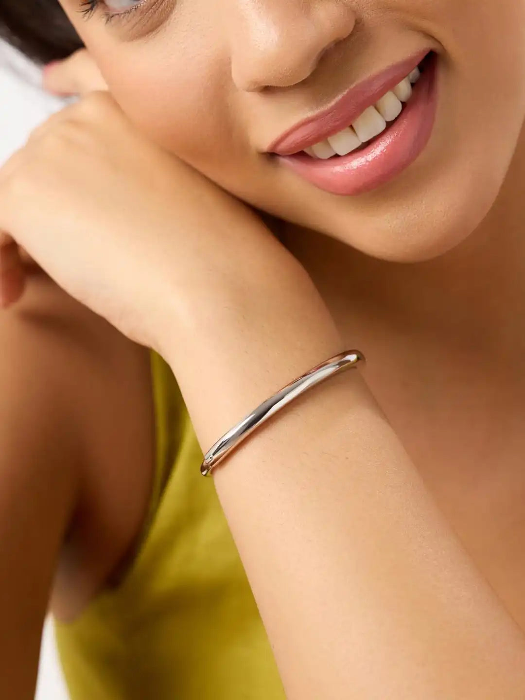 Gold Bangle Bracelet - Brynley