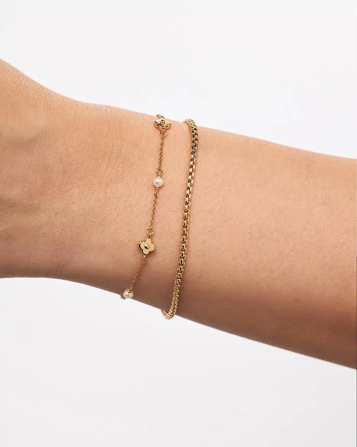 Flower Bracelet - Hannah Bracelet Rose Quartz