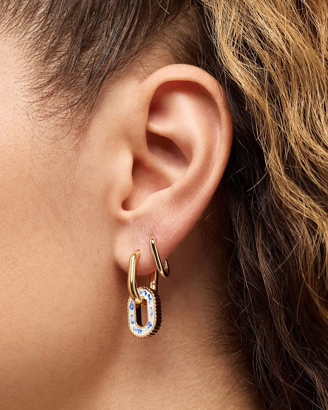 Double Hoop Earrings - Ash Double