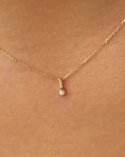 Solid Yellow Gold - Sapphire Mini Birthstone Charm