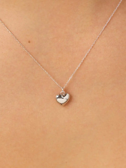 Gold Heart Necklace - Lev Small