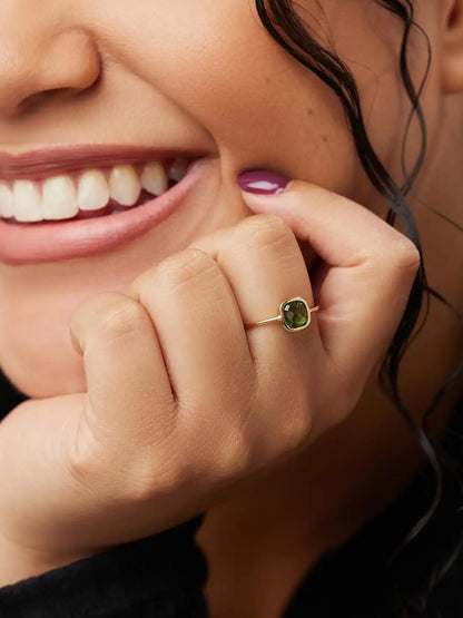 Stone Ring - Mae Ring Green