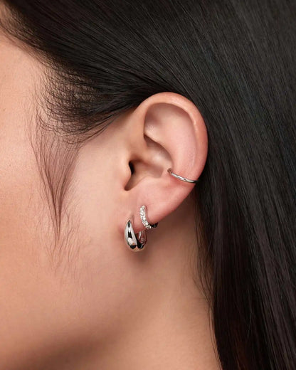 Small Gold Hoop Earrings - Nate Medium