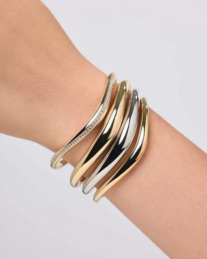 Gold Bangle Bracelet - Talia