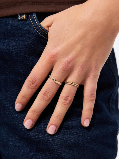 Solid Yellow Gold - Diamond Elevate Ring