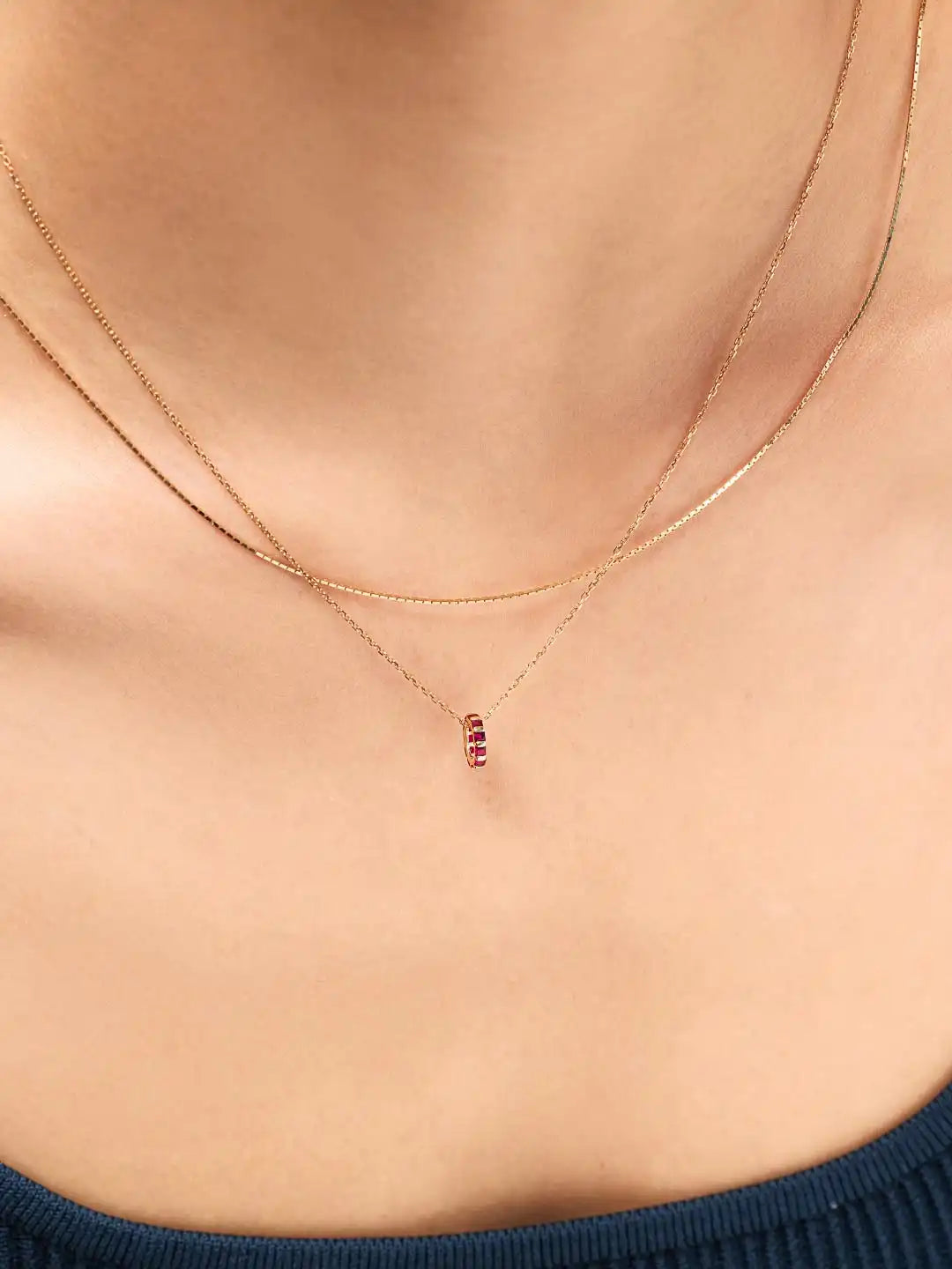 Solid Yellow Gold - Diamond Zeno Charm