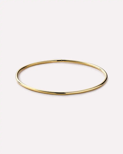 Gold Bangle Bracelet - Carter (2mm)