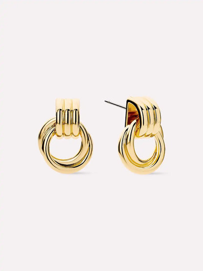 Statement Earrings - Ryle Two Tone