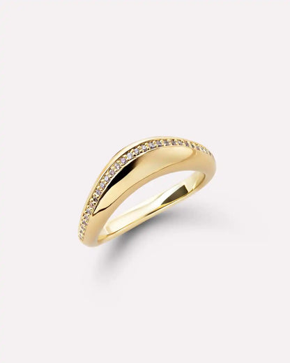 Gold Band Ring - Stevie