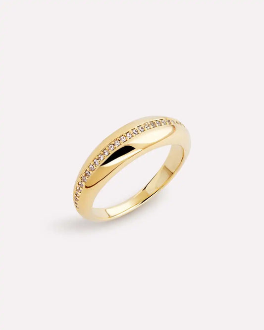 Gold Ring - Rowan Pave
