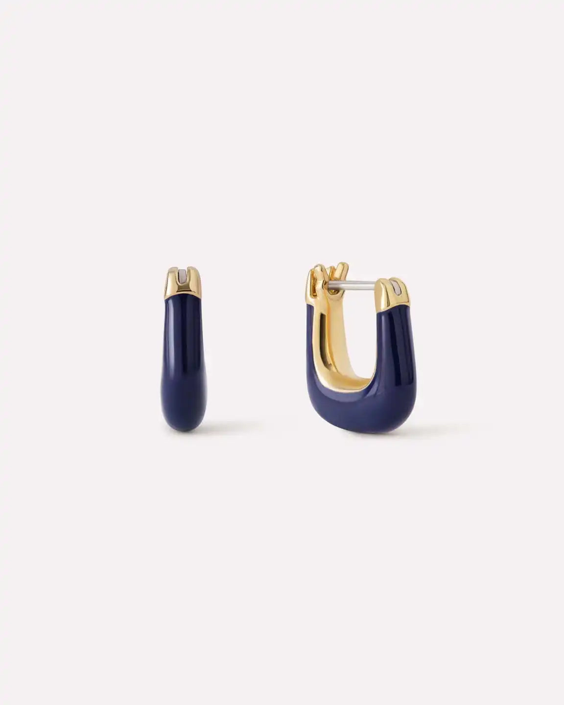 Statement Earrings - Dakota Marble Blue