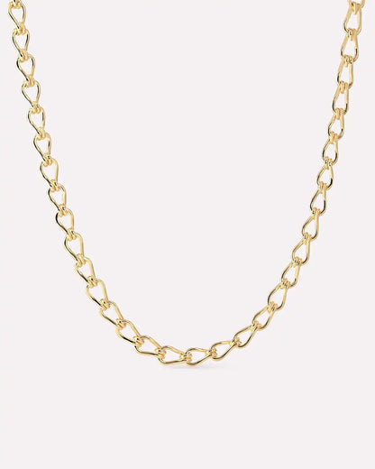 Gold Chain Necklace - Violet Chain Necklace