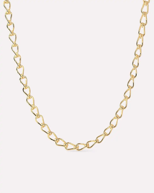 Gold Chain Necklace - Violet Chain Necklace