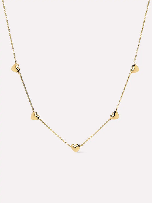 Heart Necklace - Lev Mini Station Necklace
