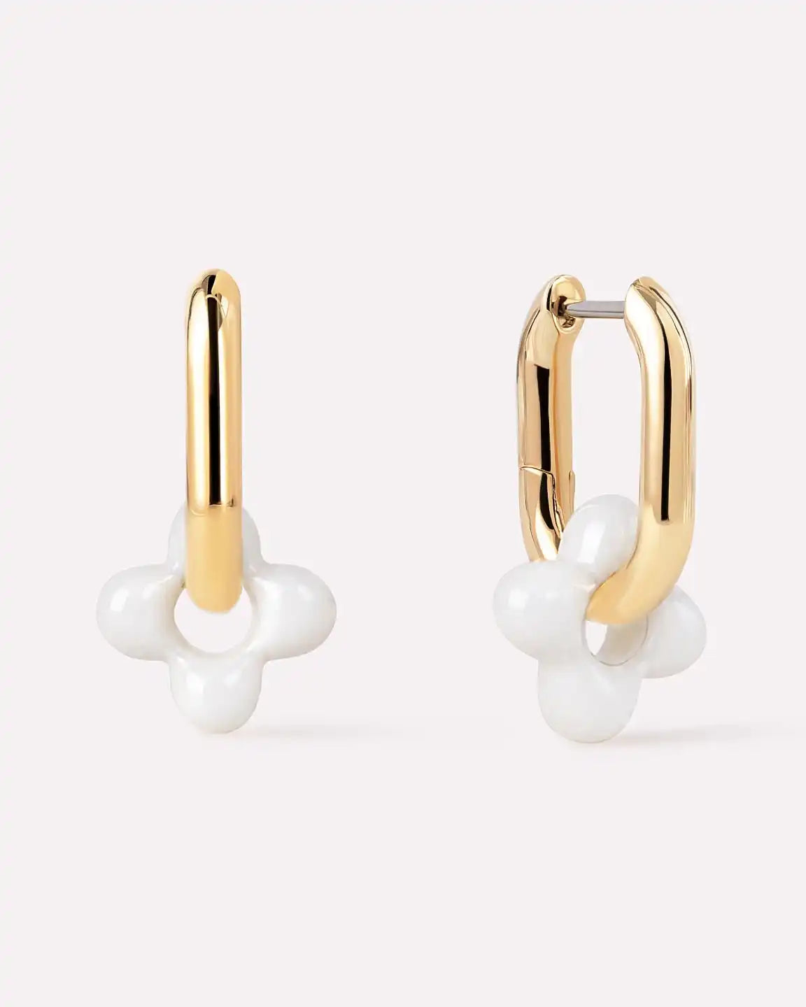 Flower Earrings - Cassia Hoops