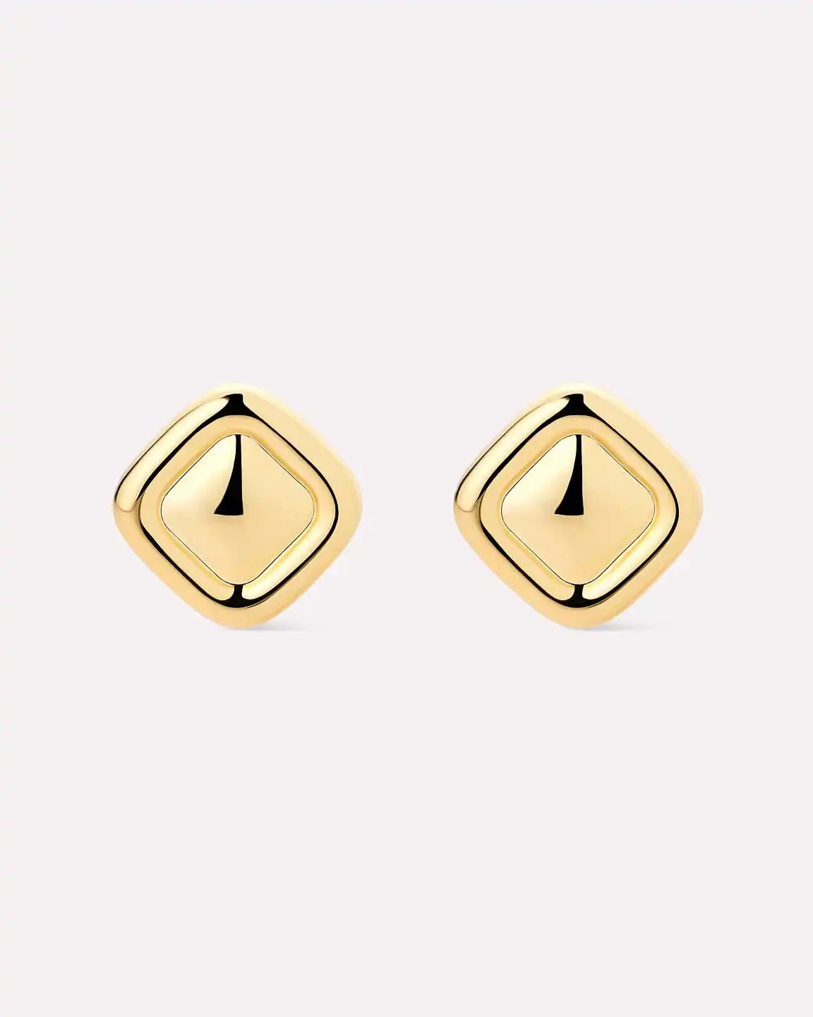 Stud Earrings - Clara Studs Two Tone