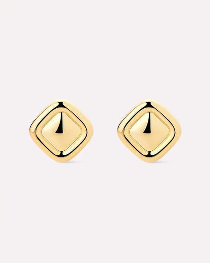 Stud Earrings - Clara Studs Two Tone