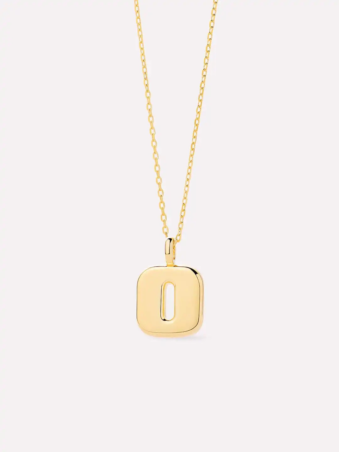 Sterling Silver - Bubble Letter Necklace