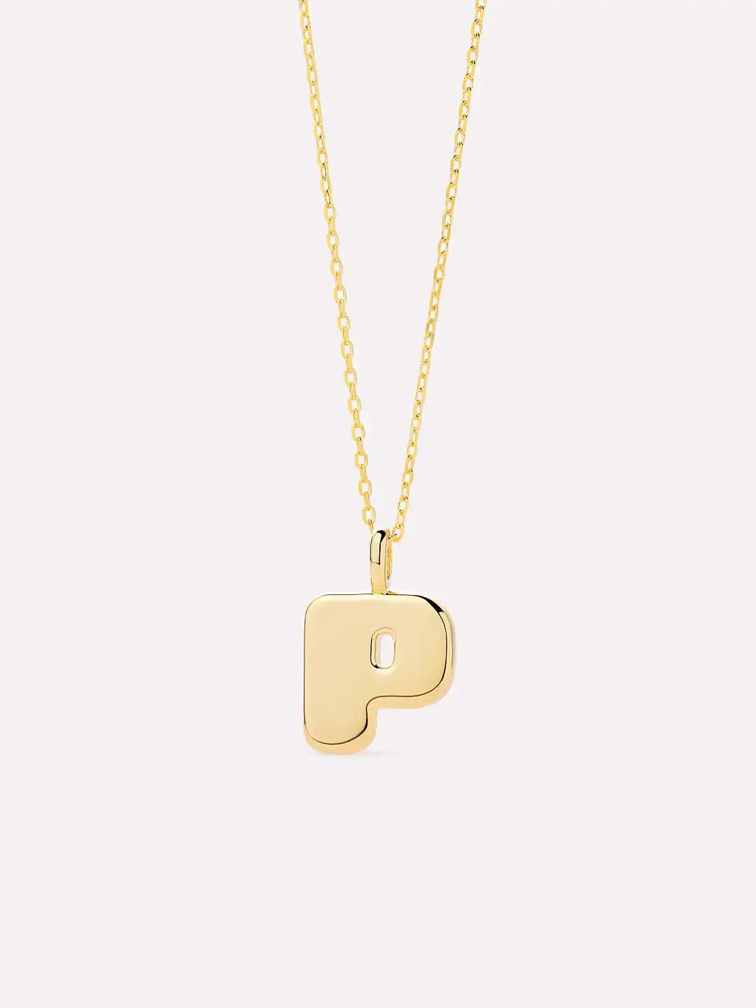 Sterling Silver - Bubble Letter Necklace