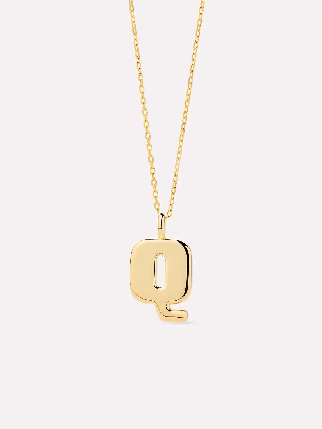 Sterling Silver - Bubble Letter Necklace