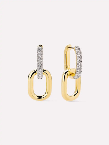 Double Hoop Earrings - Ash Double