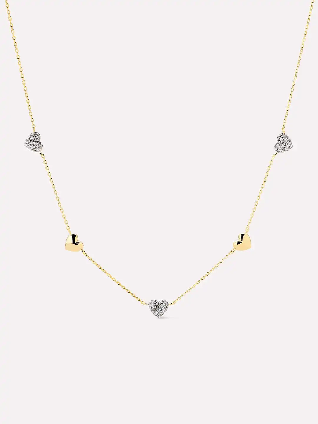 Heart Necklace - Lev Mini Station Necklace