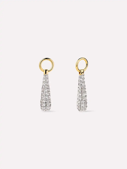 Earring Charms - Micropave Drop Charms