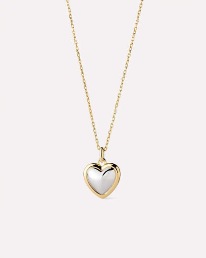 Gold Heart Necklace - Lev Small