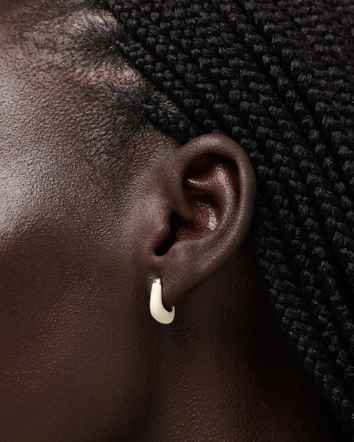 Statement Earrings - Dakota Marble Blue