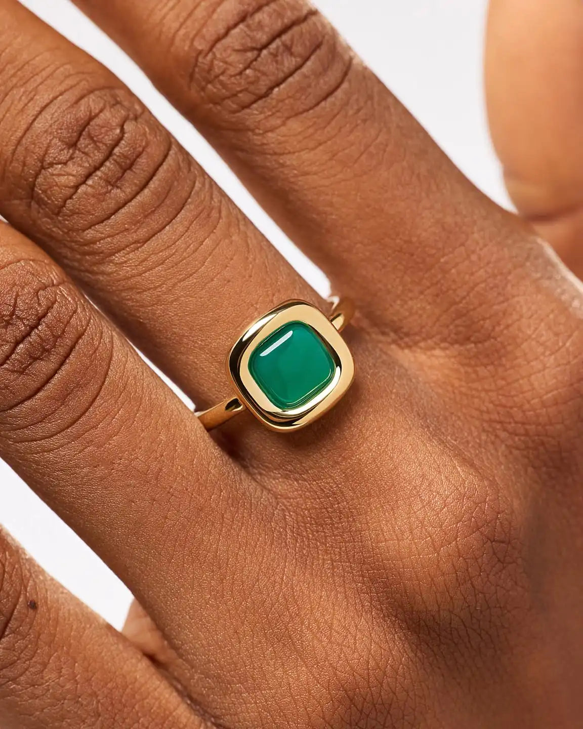 Statement Ring - Clara Ring Mother of Pearl