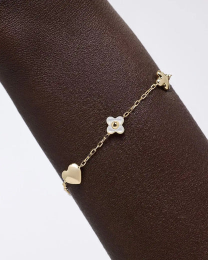 Gold Charm Bracelet - Azura Bracelet