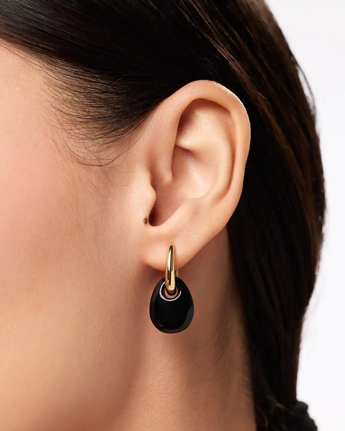 Gold Drop Earrings - Kayla
