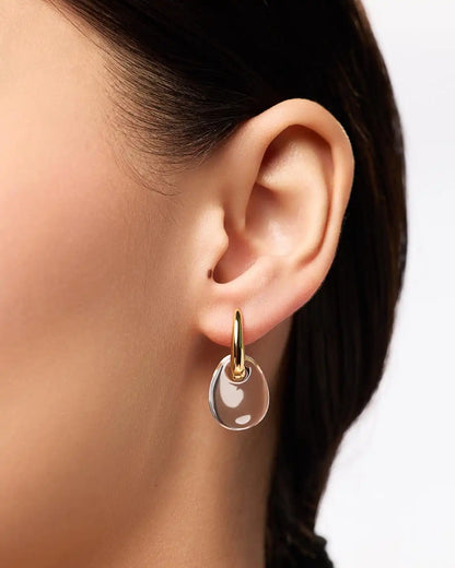 Gold Drop Earrings - Kayla