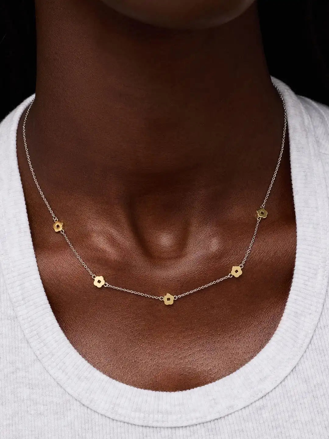 Flower Station Necklace - Rowena Necklace