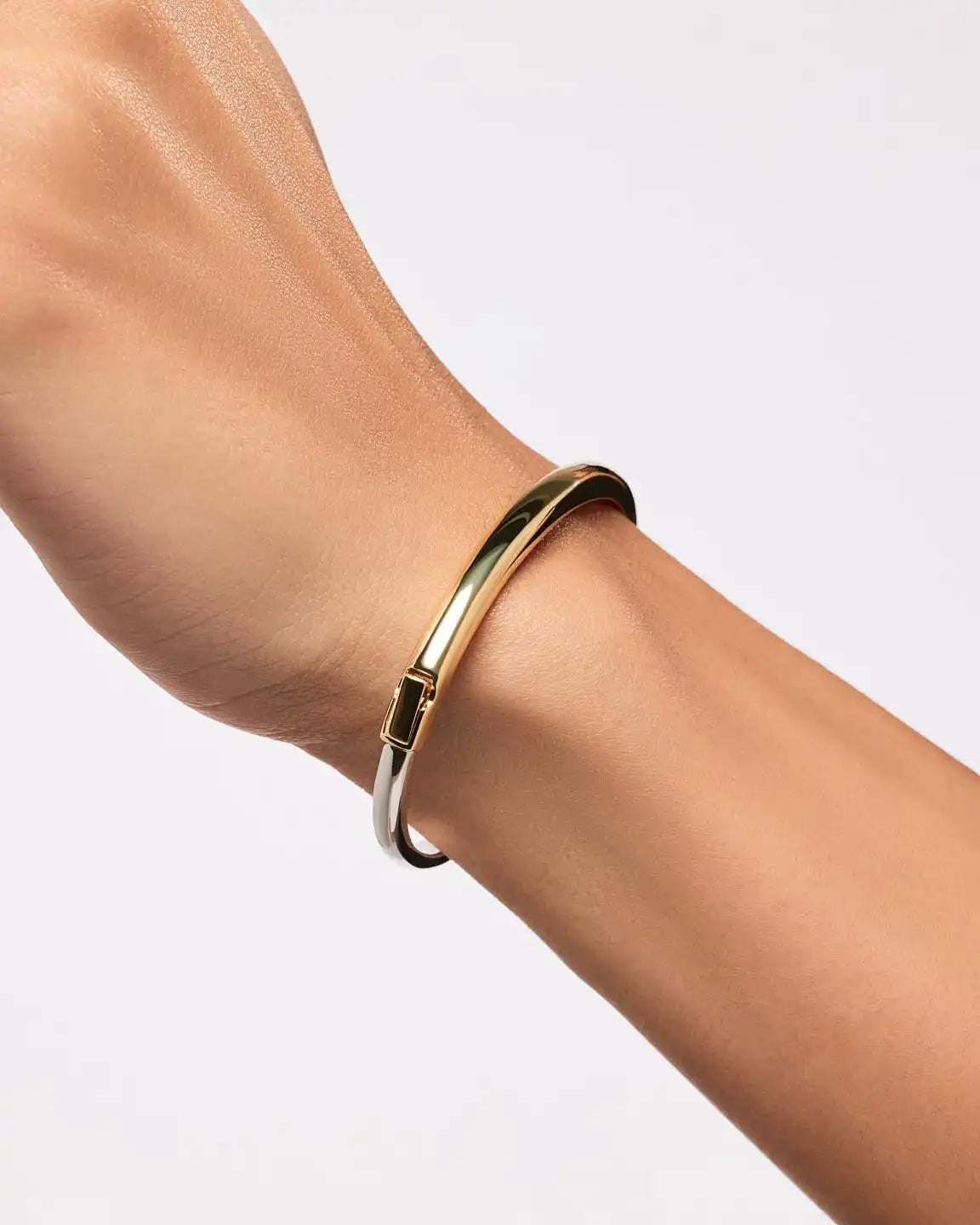 Gold Bangle Bracelet - Brynley