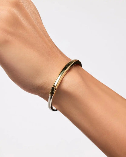 Gold Bangle Bracelet - Brynley