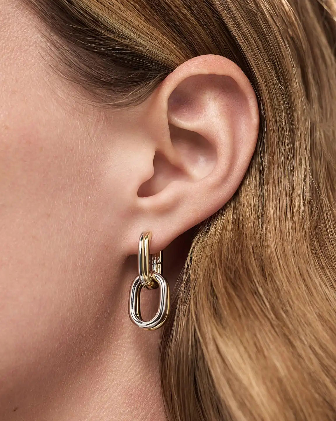 Double Hoop Earrings - Ash Double